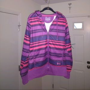 Under Armour active zip up hoodie size med